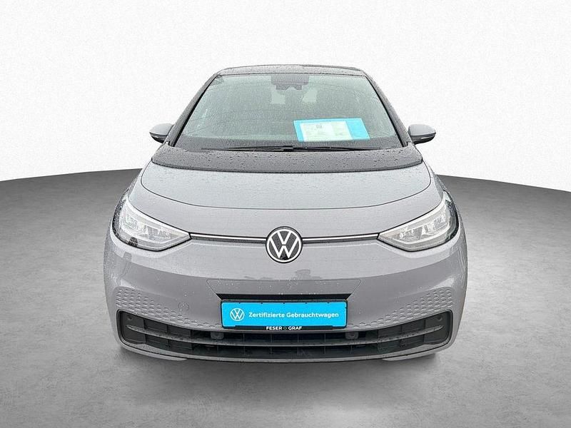 Gebraucht VW ID.3 Pure 110 kW (150 PS) 2021 Mondsteingrau schwarz Kleinwagen