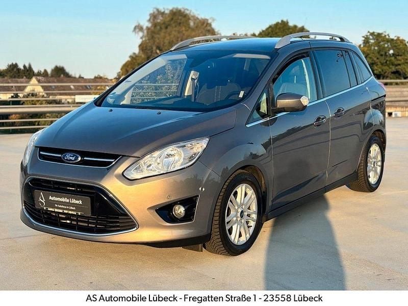 Braun Gebraucht 2014 Ford Grand C-Max Titanium Van / Kleinbus | 7.790 € (Etwas zu teuer) - Bild 1/4