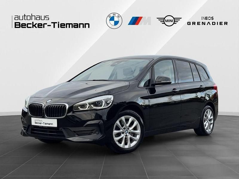 Schwarz Gebraucht 2020 BMW 218 Gran Tourer Advantage Van / Kleinbus | 13.912 € (Fairer Preis) - Bild 1/4