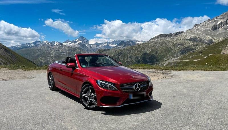 Gebraucht Mercedes C180 AMG line 156 PS (114 kW) 2017 Rot Cabrio