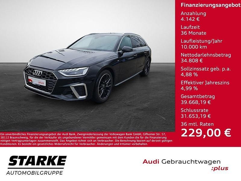 Gebraucht Audi A4 S-Line 204 PS (150 kW) 2024 Schwarz Kombi