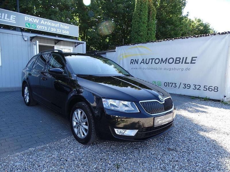 Schwarz Gebraucht 2015 Skoda Octavia Style Kombi | 10.990 € (Fairer Preis) - Bild 1/4