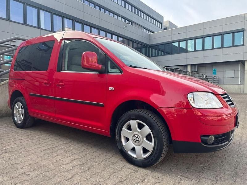 Gebraucht VW Caddy Style 80 PS (58 kW) 2009 Rot Van / Kleinbus