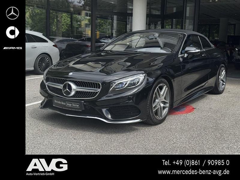 Schwarz Gebraucht 2018 Mercedes 500 AMG Cabrio | 77.990 € - Bild 1/4