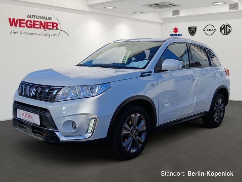 Cool white pearl metallic Gebraucht 2019 Suzuki Vitara Comfort SUV | 18.990 € (Fairer Preis) - Bild 1/4