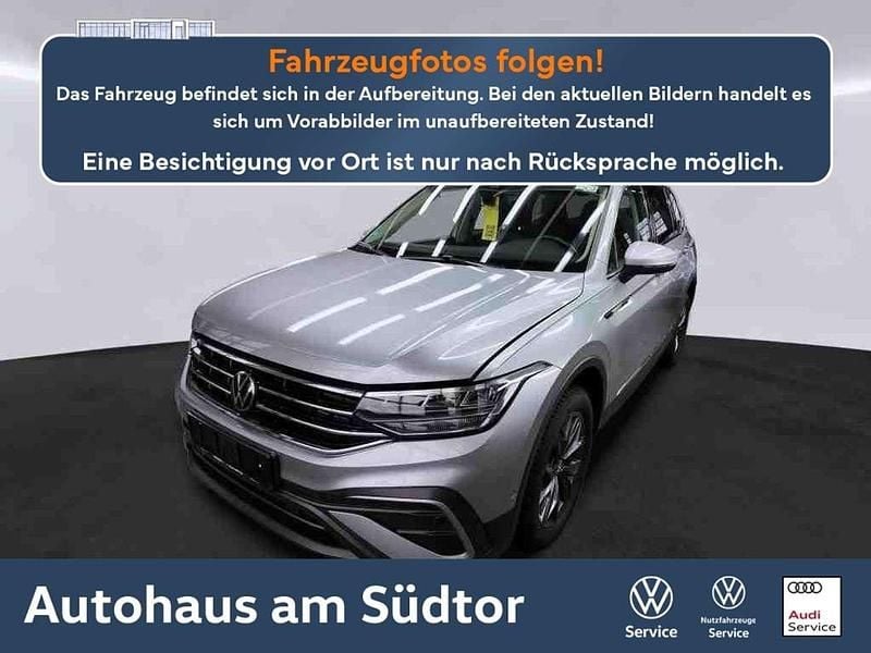 Pyritsilber metallic Gebraucht 2023 VW Tiguan Allspace Move SUV | 36.850 € (Superpreis) - Bild 1/4
