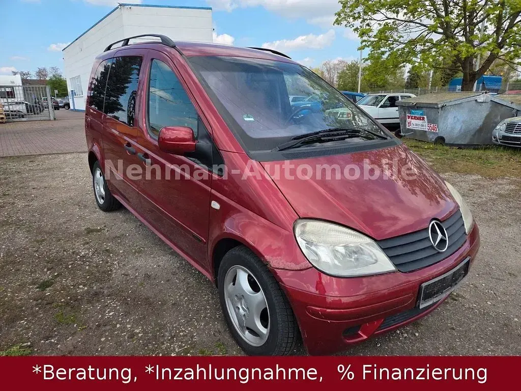 Gebraucht Mercedes Vaneo 91 PS (66 kW) 2003 Rot Van / Kleinbus