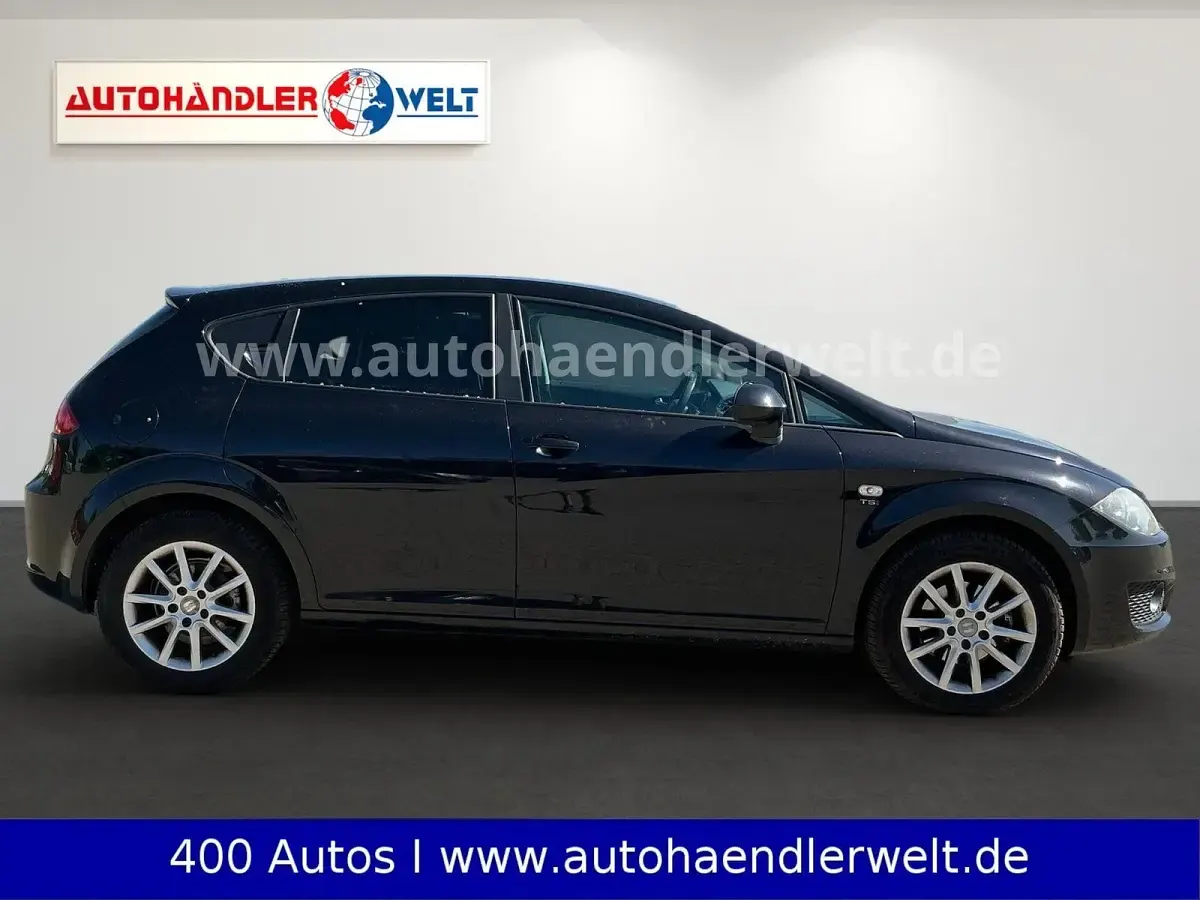 Gebraucht Seat Leon Style 105 PS (77 kW) 2011 Schwarz Kleinwagen