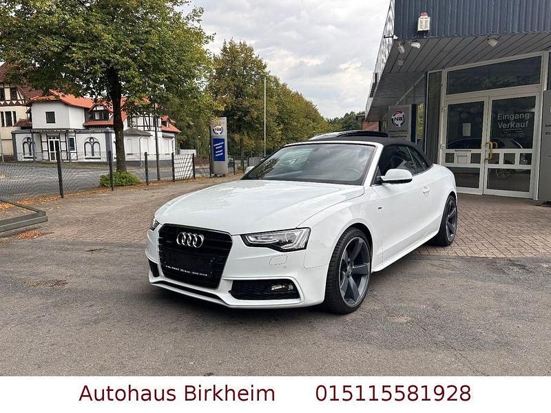 Weiß Gebraucht 2016 Audi A5 Cabriolet S-Line Cabrio | 21.400 € (Fairer Preis) - Bild 1/4