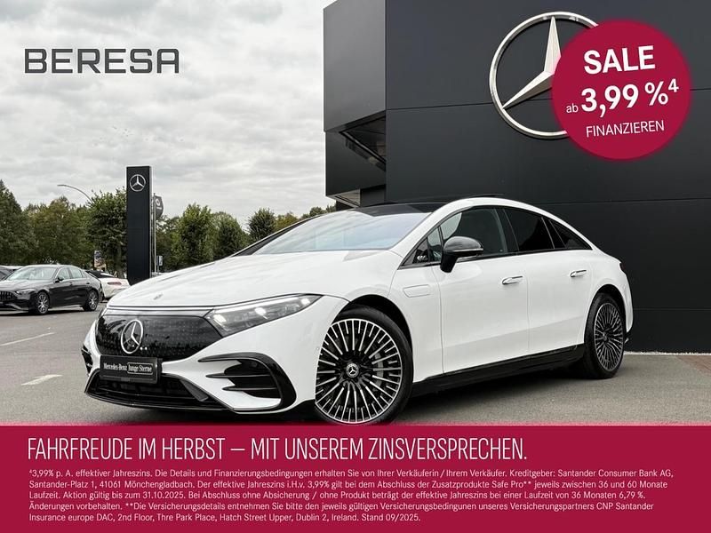 Weiß Gebraucht 2024 Mercedes EQS450+ AMG Limousine | 79.980 € - Bild 1/4