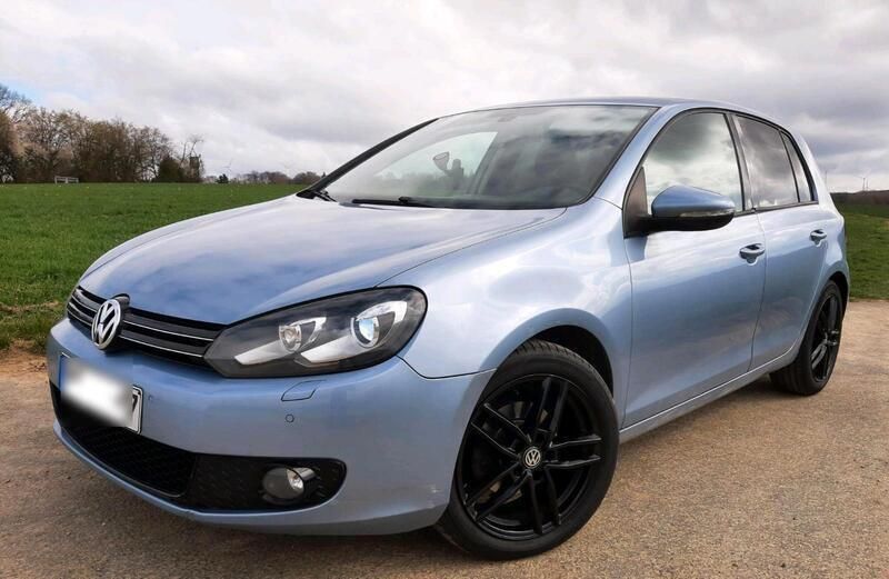 Blau Gebraucht 2009 VW Golf VI Highline Limousine | 5.999 € (Teuer) - Bild 1/4