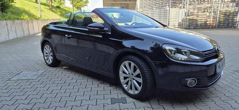 Schwarz Gebraucht 2013 VW Golf Cabriolet Cabrio | 9.950 € (Fairer Preis) - Bild 1/4