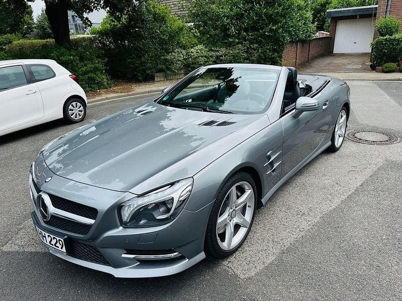 Silber Gebraucht 2012 Mercedes SL350 AMG Cabrio | 37.500 € (Fairer Preis) - Bild 1/4