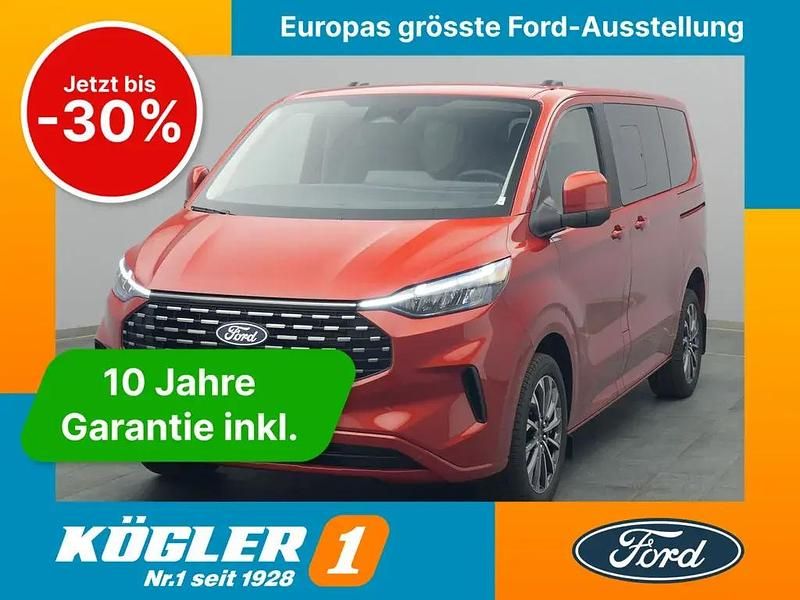 Rot Neu 2025 Ford Tourneo Custom Titanium Van / Kleinbus | 51.140 € (Fairer Preis) - Bild 1/4