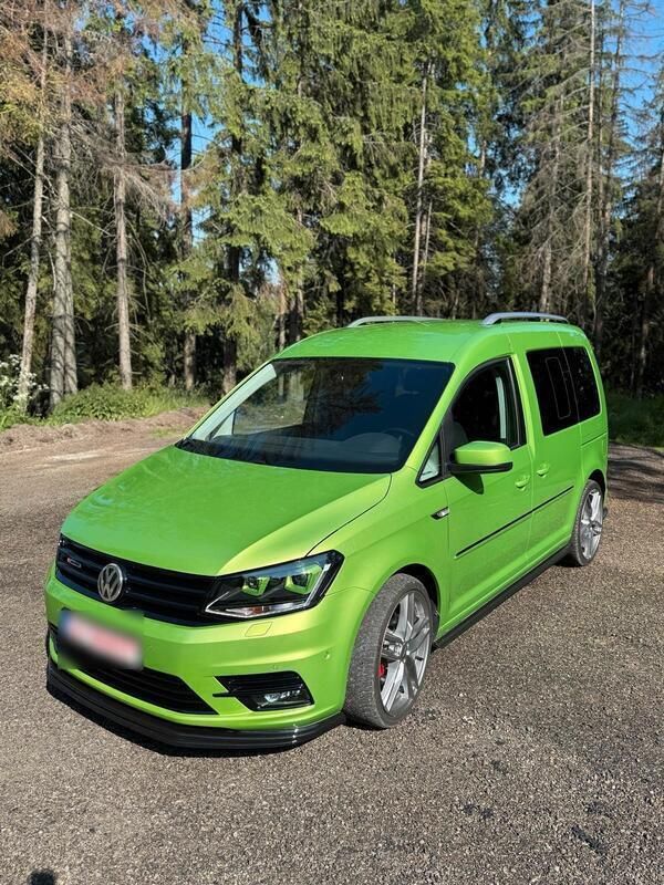 Grün Gebraucht 2017 VW Caddy Highline Van / Kleinbus | 17.500 € (Fairer Preis) - Bild 1/4