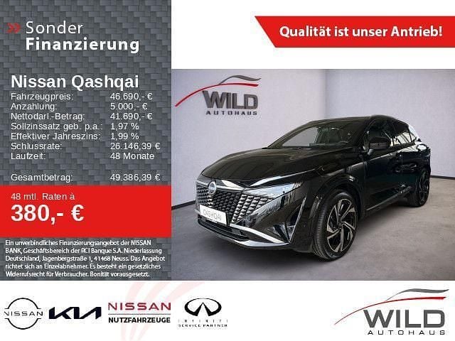 Schwarz Neu 2025 Nissan Qashqai Premium Edition SUV | 43.690 € (Teuer) - Bild 1/4