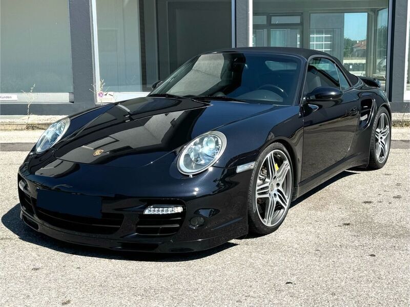 Schwarz Gebraucht 2008 Porsche 997 Turbo Cabrio | 96.000 € (Teuer) - Bild 1/4