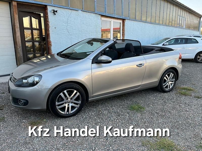 Silber Gebraucht 2013 VW Golf Cabriolet Cabrio | 6.500 € (Superpreis) - Bild 1/4