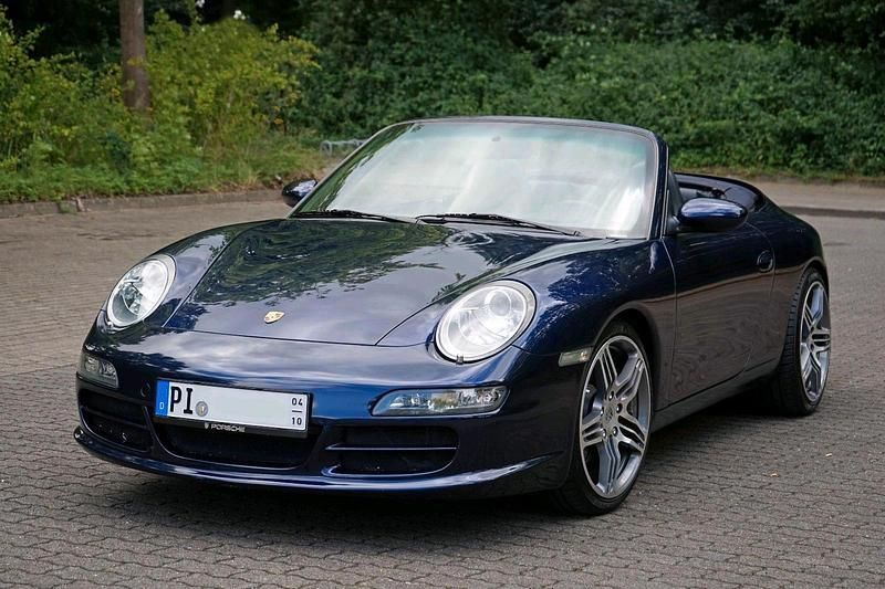 Blau Gebraucht 2001 Porsche 911 Carrera Cabriolet Cabrio | 39.950 € - Bild 1/4