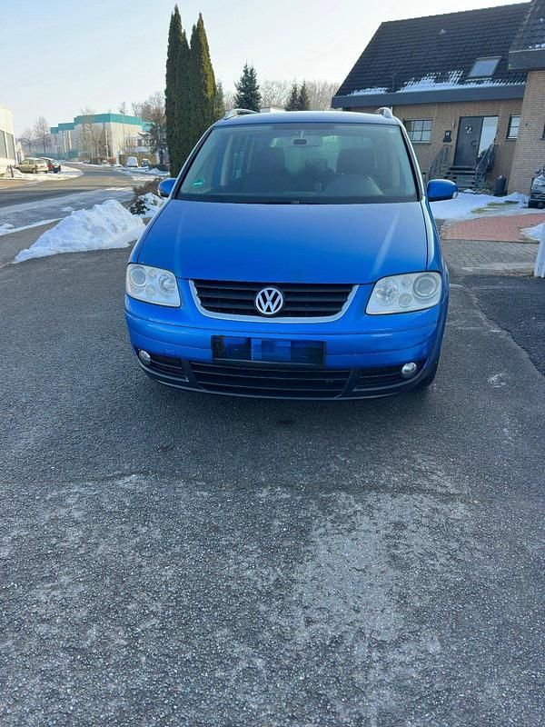 Blau Gebraucht 2005 VW Touran Van / Kleinbus | 2.250 € (Fairer Preis) - Bild 1/4