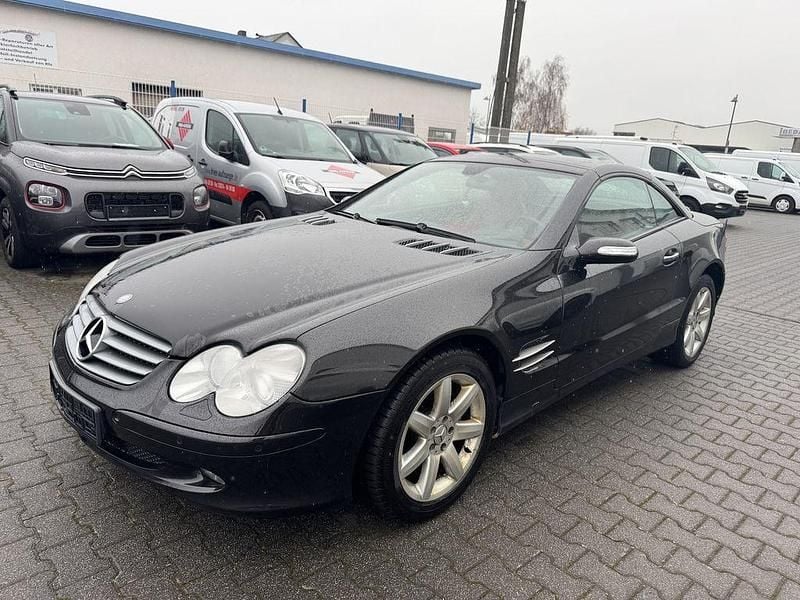 Designomokkaschwarz lackierun Gebraucht 2004 Mercedes SL500 Cabrio | 8.950 € (Guter Preis) - Bild 1/4