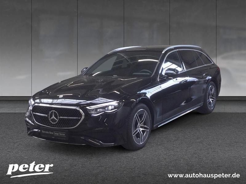 Metalliclack obsidianschwarz Gebraucht 2024 Mercedes E450 AMG Kombi | 71.999 € (Superpreis) - Bild 1/4