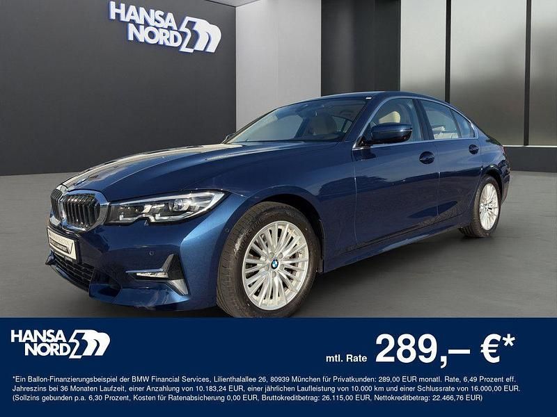 Blau Gebraucht 2021 BMW 320 Limousine | 32.650 € (Fairer Preis) - Bild 1/4