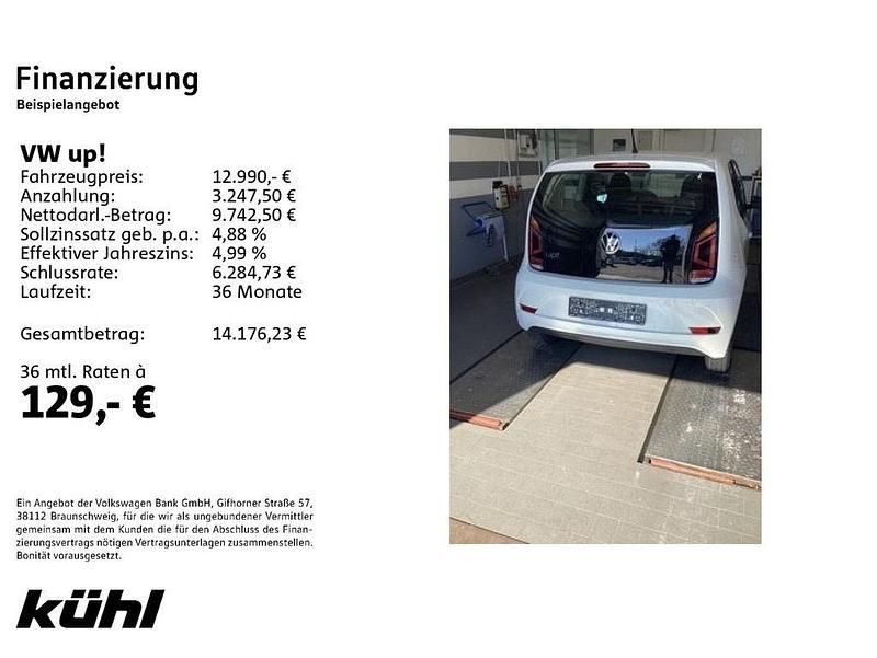 Gebraucht VW up! 65 PS (47 kW) 2022 Pure white Kleinwagen