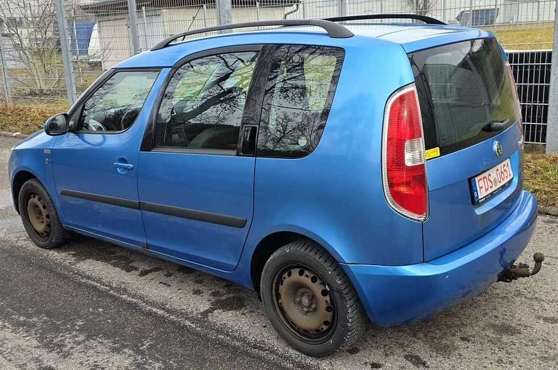 Gebraucht Skoda Roomster Comfort 80 PS (58 kW) 2008 Blauocean metallic Van / Kleinbus