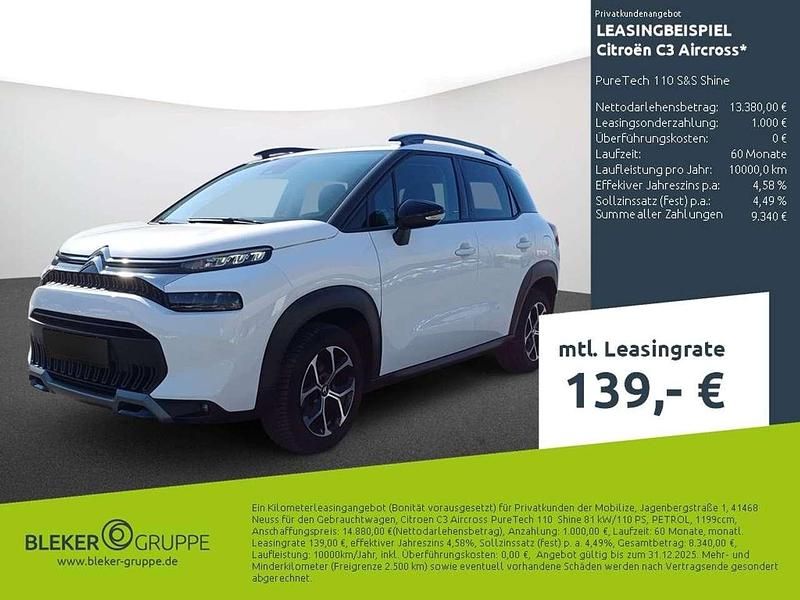 Weiß Gebraucht 2023 Citroën C3 Aircross PureTech SUV | 12.960 € (Guter Preis) - Bild 1/3