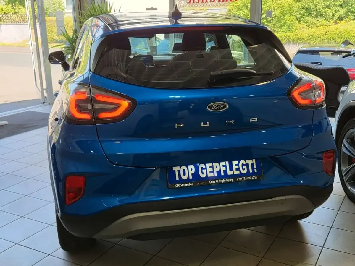 Gebraucht Ford Puma Titanium 125 PS (91 kW) 2021 Blau SUV