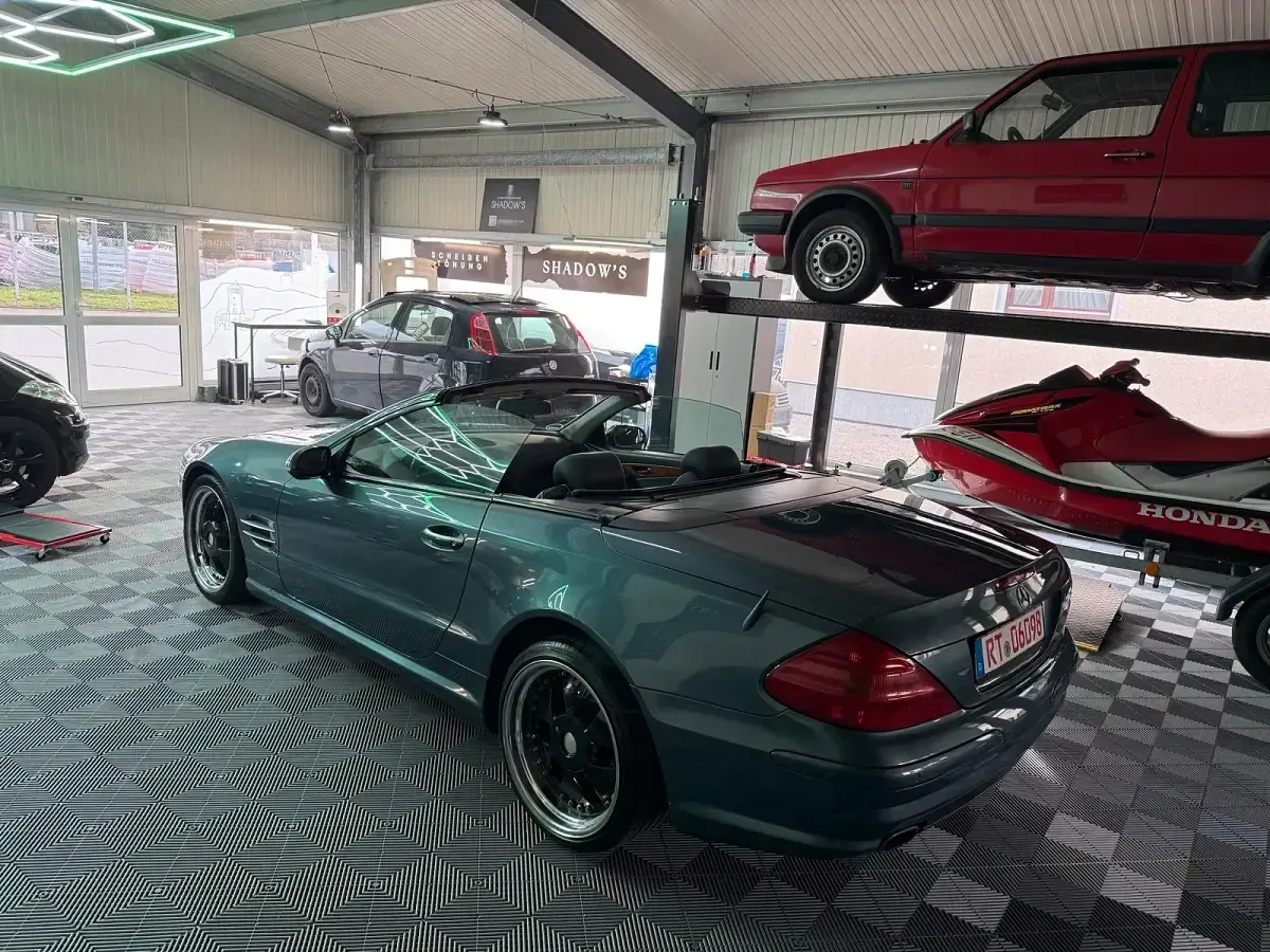 Gebraucht Mercedes SL500 AMG 306 PS (225 kW) 2003 Blau Cabrio