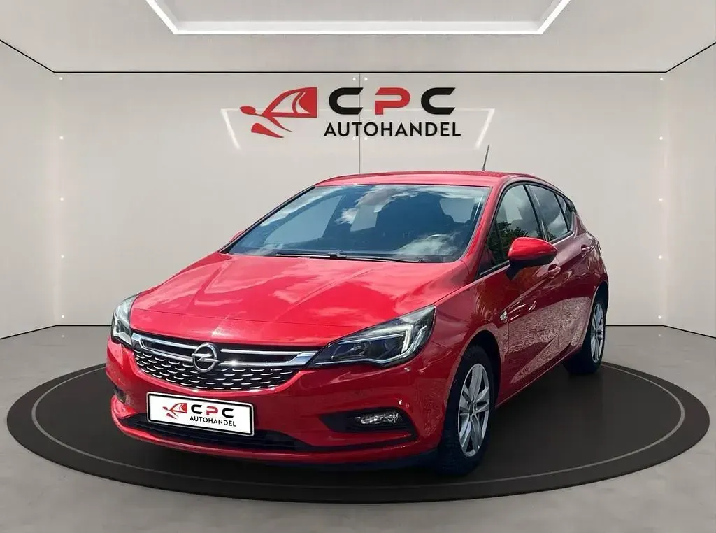 Brugt Opel Astra Active 105 HK (77 kW) 2017 Rød Sedan