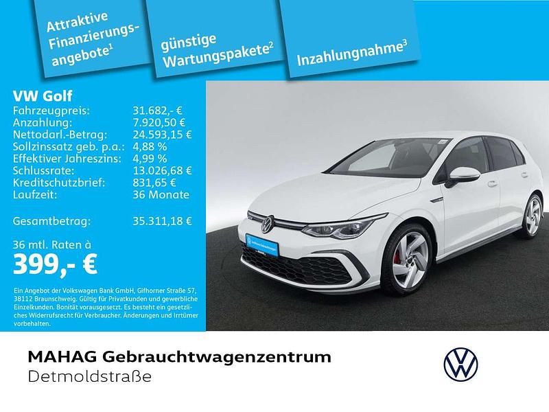 Pure white Gebraucht 2023 VW Golf VIII GTD Limousine | 31.682 € (Fairer Preis) - Bild 1/2