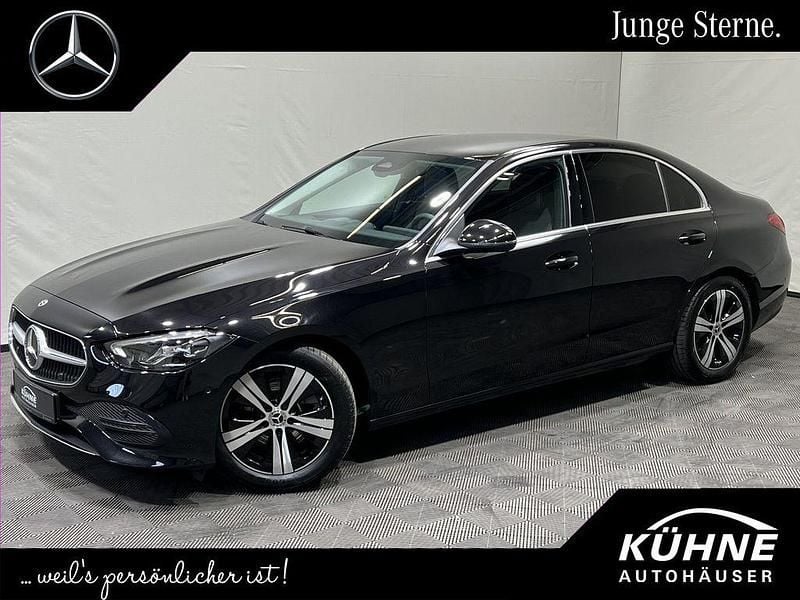 Schwarz, Gebraucht 2024 Mercedes C200 Advanced Limousine | 34.450 € (Guter Preis) - Bild 1/4