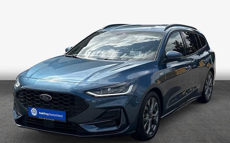 Blau Gebraucht 2024 Ford Focus ST-Line X Kombi | 24.900 € (Guter Preis) - Bild 1/4
