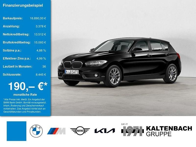 Gebraucht BMW 120 Advantage 184 PS (135 kW) 2018 Schwarz Kleinwagen