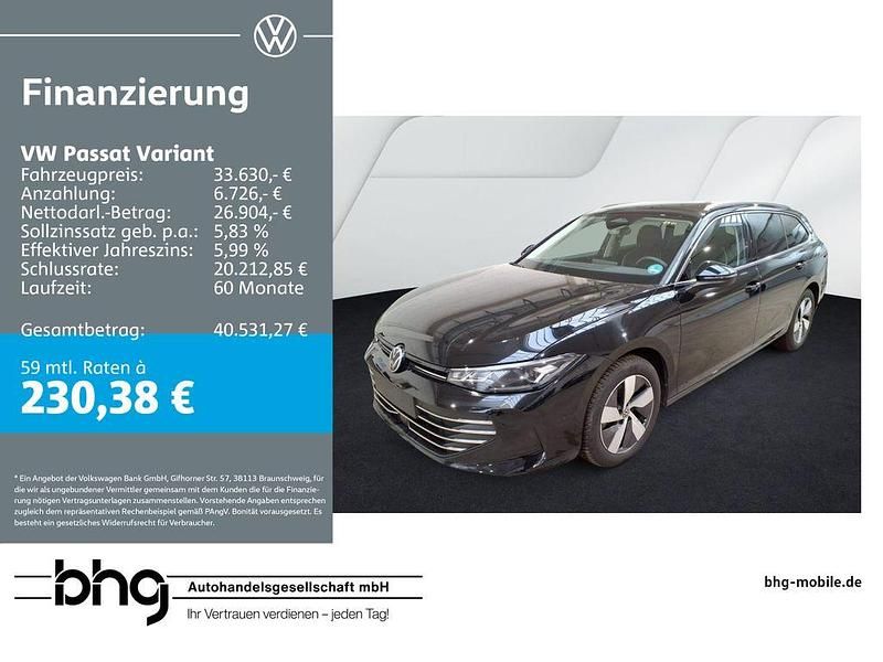 Gebraucht VW Passat Business 150 PS (110 kW) 2025 Grenadillschwarz metallic Kombi