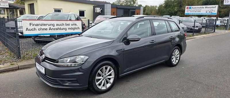 Grau Gebraucht 2018 VW Golf VII Trendline Kombi | 9.990 € (Fairer Preis) - Bild 1/4