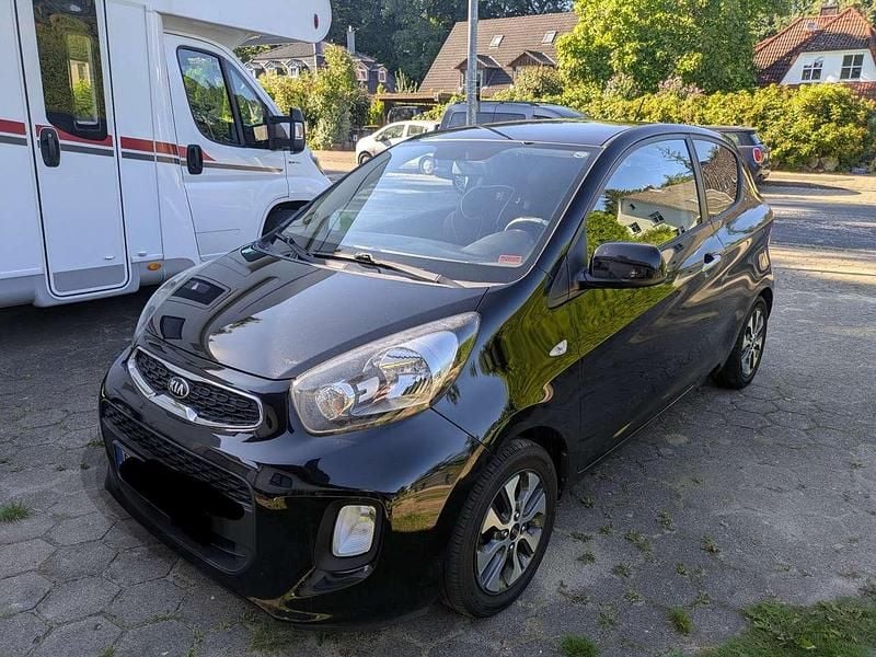 Schwarz Gebraucht 2015 Kia Picanto DREAM-TEAM Edition Kleinwagen | 3.950 € (Superpreis) - Bild 1/4