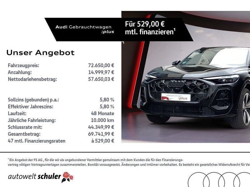 Mythosschwarz metallic Gebraucht 2025 Audi Q5 Ambiente SUV | 71.880 € - Bild 1/4