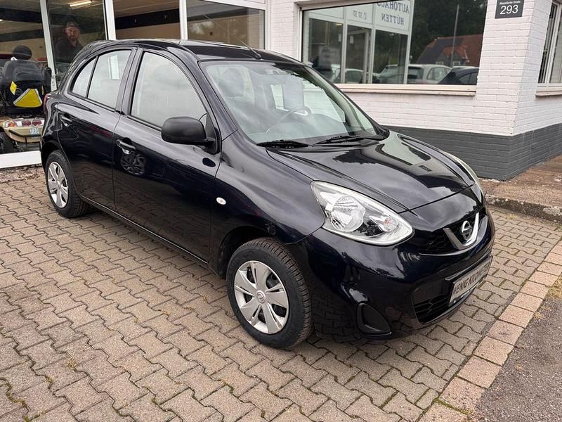 Schwarz Gebraucht 2016 Nissan Micra Kleinwagen | 5.950 € (Fairer Preis) - Bild 1/4