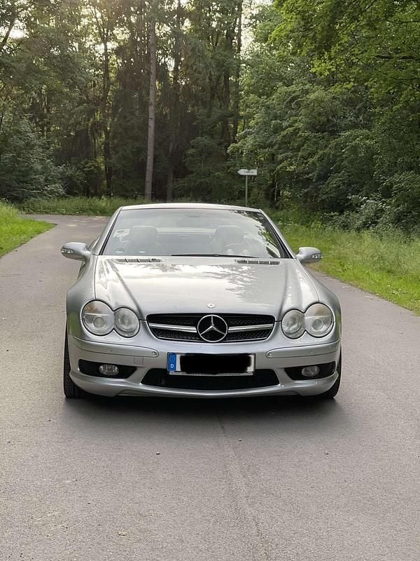 Silber Gebraucht 2002 Mercedes SL500 AMG Cabrio | 14.500 € (Teuer) - Bild 1/4