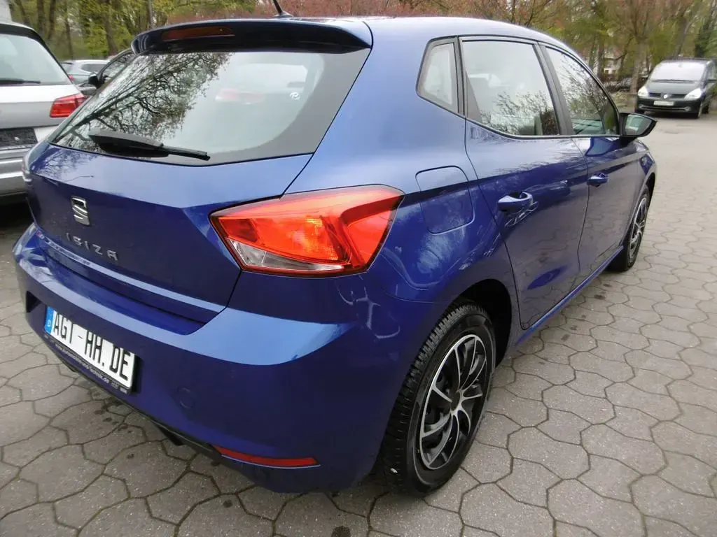 Gebraucht Seat Ibiza Style 116 PS (85 kW) 2018 Mystery blau Kleinwagen