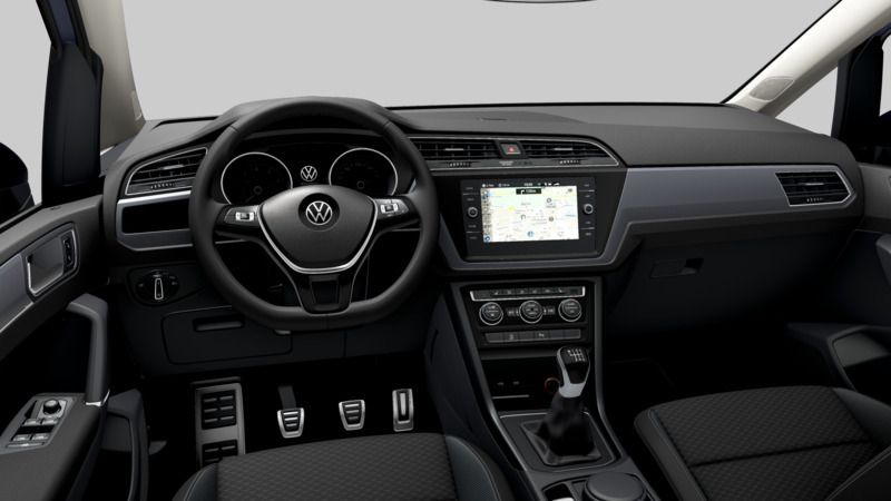 Gebraucht VW Touran Comfortline 150 PS (110 kW) 2022 Blau Van / Kleinbus