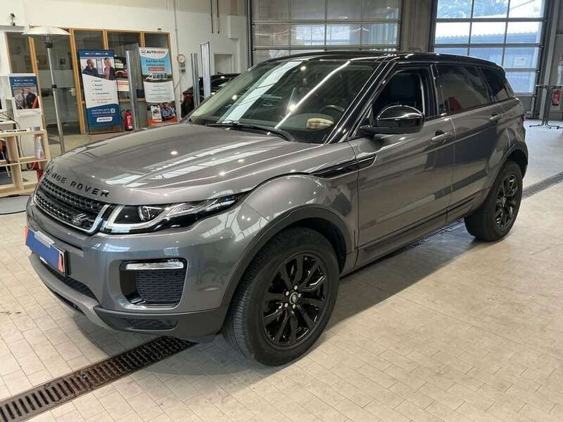 Grau Gebraucht 2018 Land Rover Range Rover evoque SE SUV | 20.500 € (Superpreis) - Bild 1/4