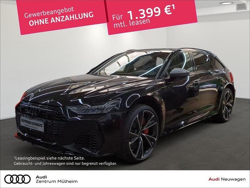 Mythosschwarz metallic Neu 2025 Audi RS6 Performance Kombi | 145.450 € (Superpreis) - Bild 1/3