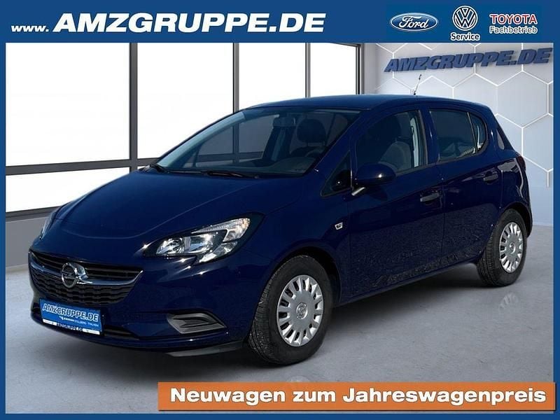 Blau (uni) Gebraucht 2017 Opel Corsa Selection Kleinwagen | 8.390 € (Fairer Preis) - Bild 1/4