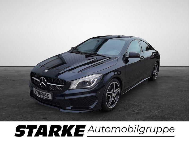Kosmosschwarz metalliclack Gebraucht 2015 Mercedes 180 Limousine | 19.990 € (Teuer) - Bild 1/4
