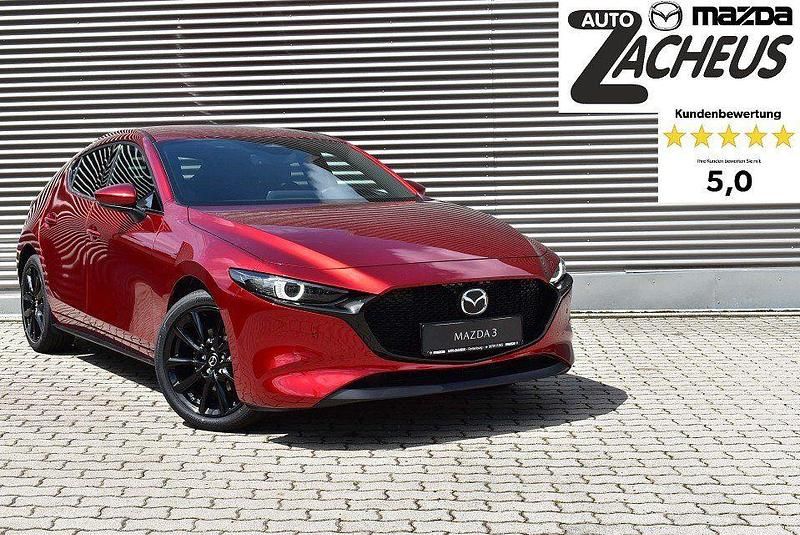 Rot Gebraucht 2024 Mazda 3 Exclusive Limousine | 29.100 € (Fairer Preis) - Bild 1/4
